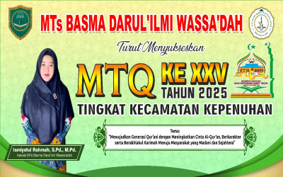 Pawai pembukaan Musabaqah Tilawatil Qur'an (MTQ) Kecamatan Kepenuhan, Kabupaten Rokan Hulu ke-XXV