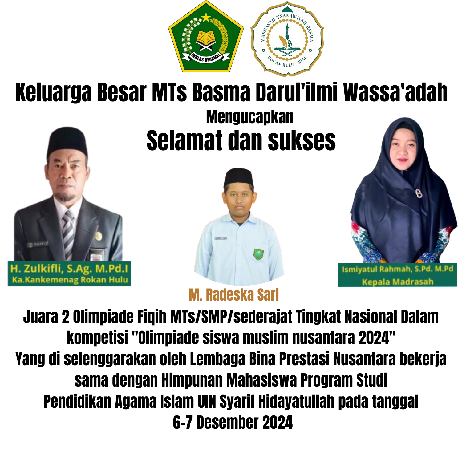 M. Radeska Sari Silver Medalk